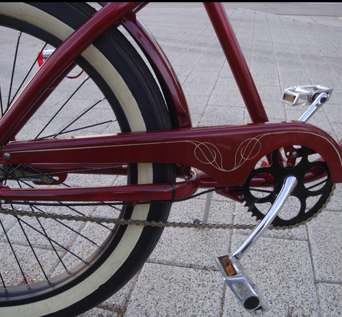 Bici Custom roja